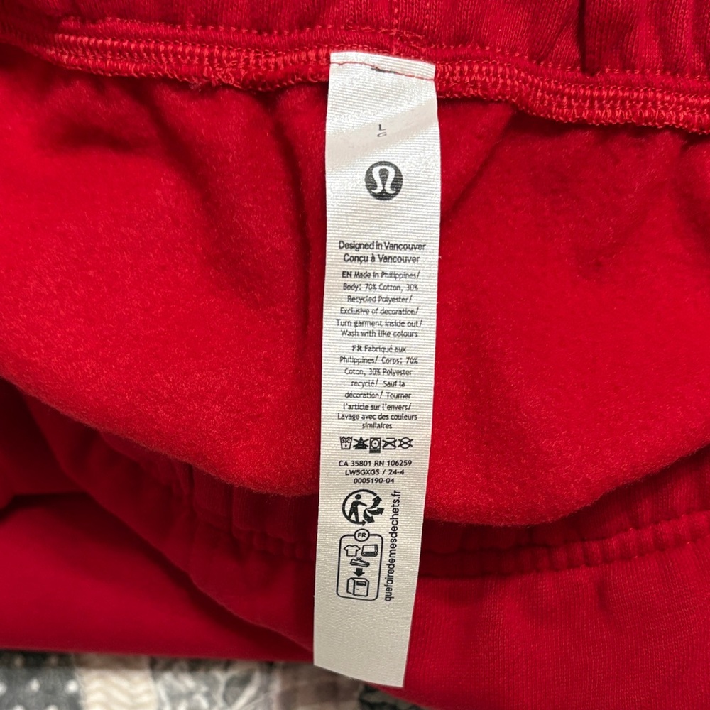 lululemon athletica Red Track Pants with Logo - Picture 5 of 8